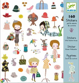 Djeco Speelgoed Stickers Kleine modewinkel