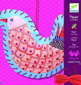 Djeco Speelgoed Papier Om Mee Te Naaien Vogels