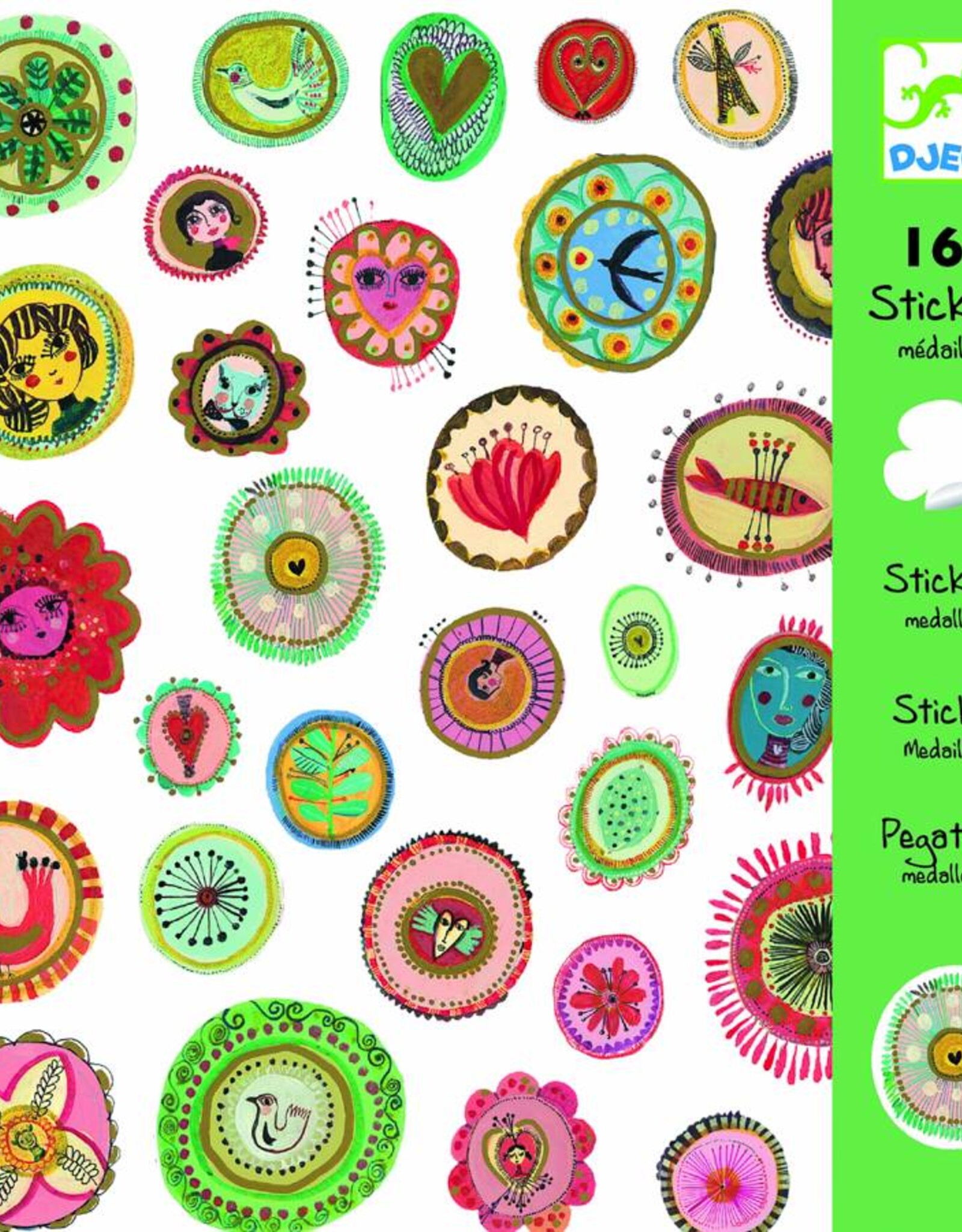 Djeco Speelgoed Stickers Medaillons