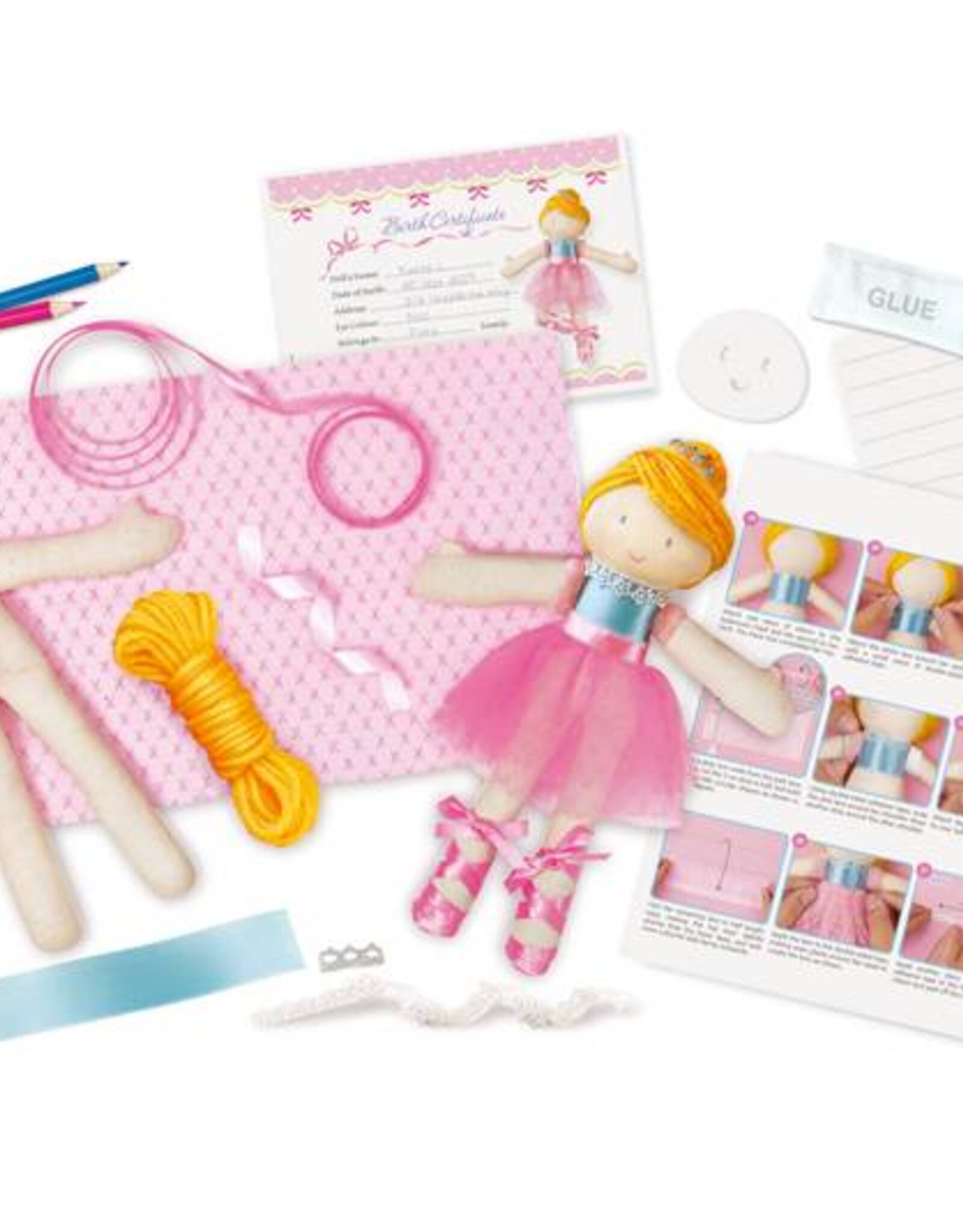 4M Speelgoed Maak een ballerinapop
