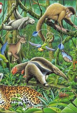 Larsen Puzzel Wilde dieren in het tropisch regenwoud(5-8 jr)