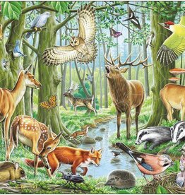 Larsen Puzzel Wilde dieren in het bos