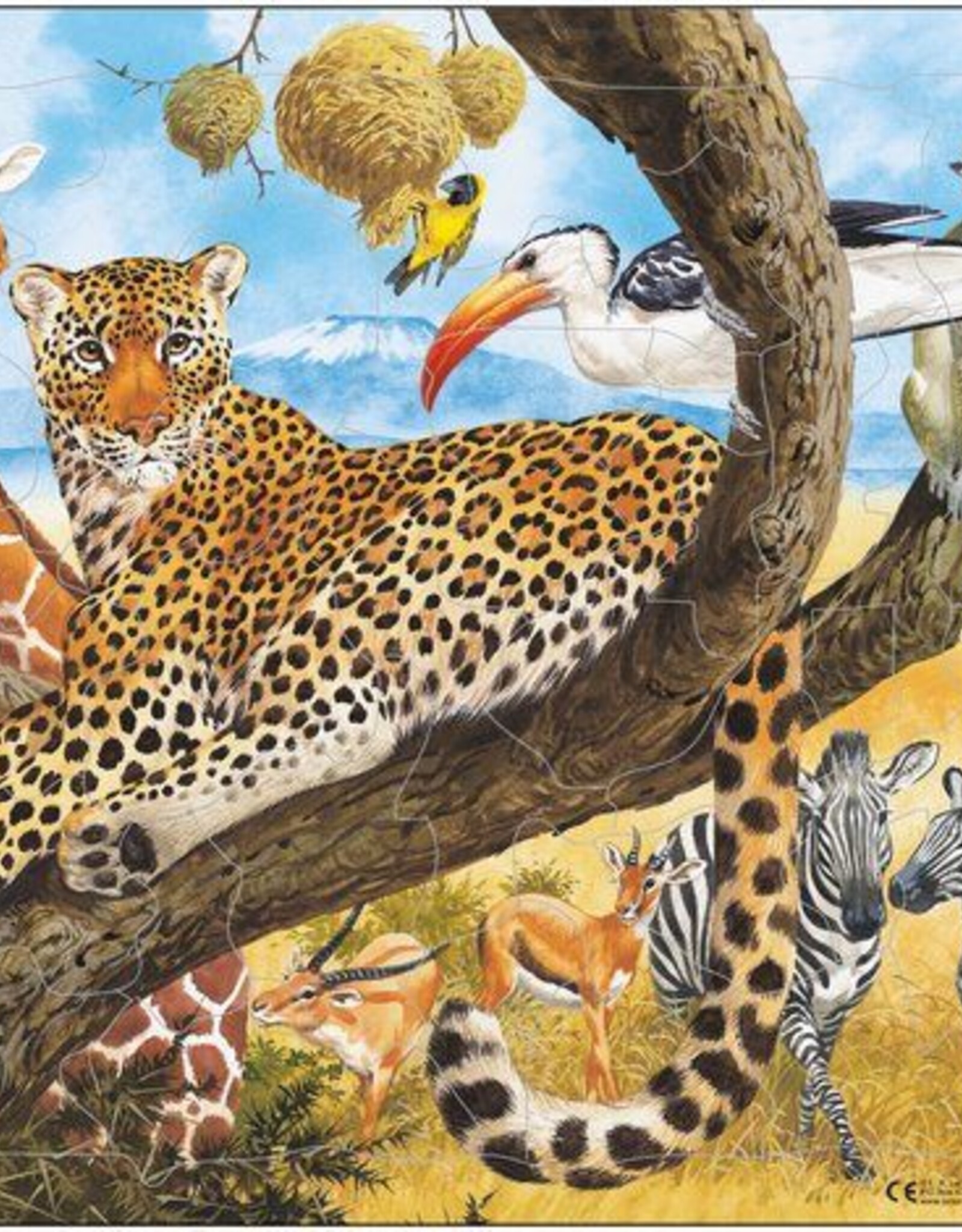 Larsen Puzzel Wilde dieren op de prairie (vanaf 4 jaar)