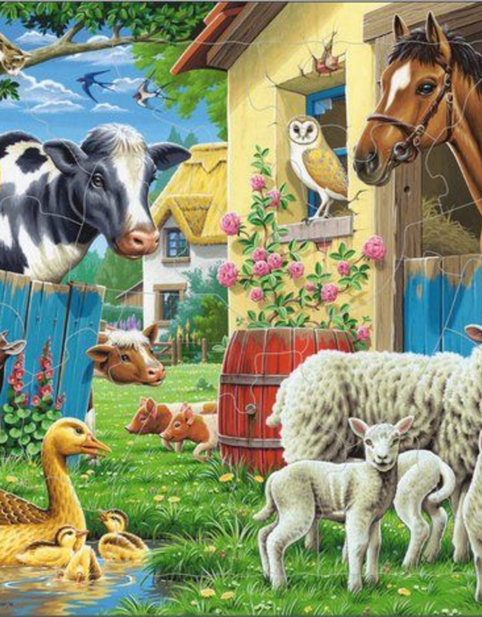 Larsen Puzzel Dieren op de boerderij (vanaf 4 jaar)
