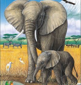 Larsen Puzzel Olifant met jong