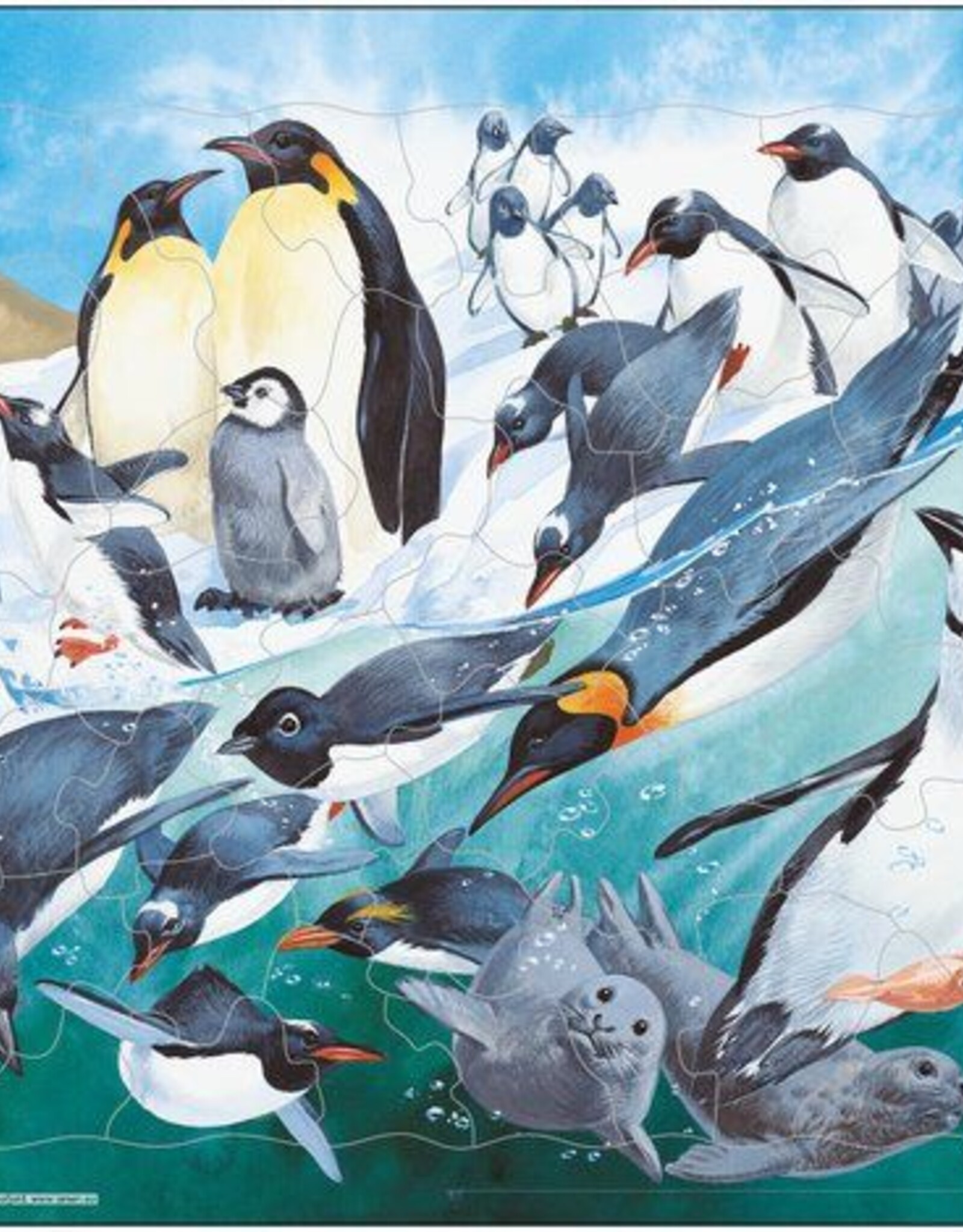 Larsen Puzzel Wilde dieren op de Zuidpool (vanaf 4 jaar)