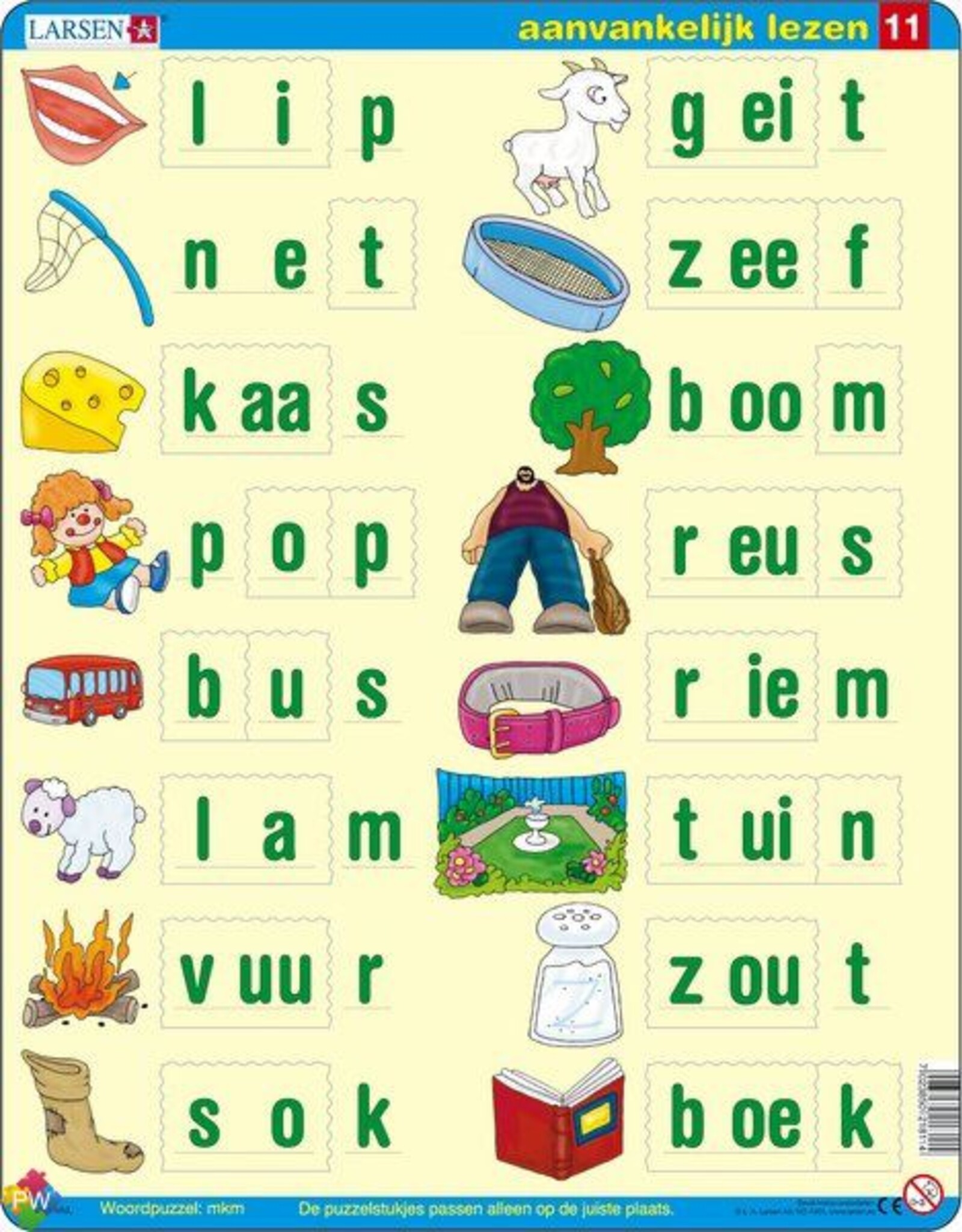 Larsen Puzzel Aanvankelijk lezen 11 (vanaf 6 jaar)