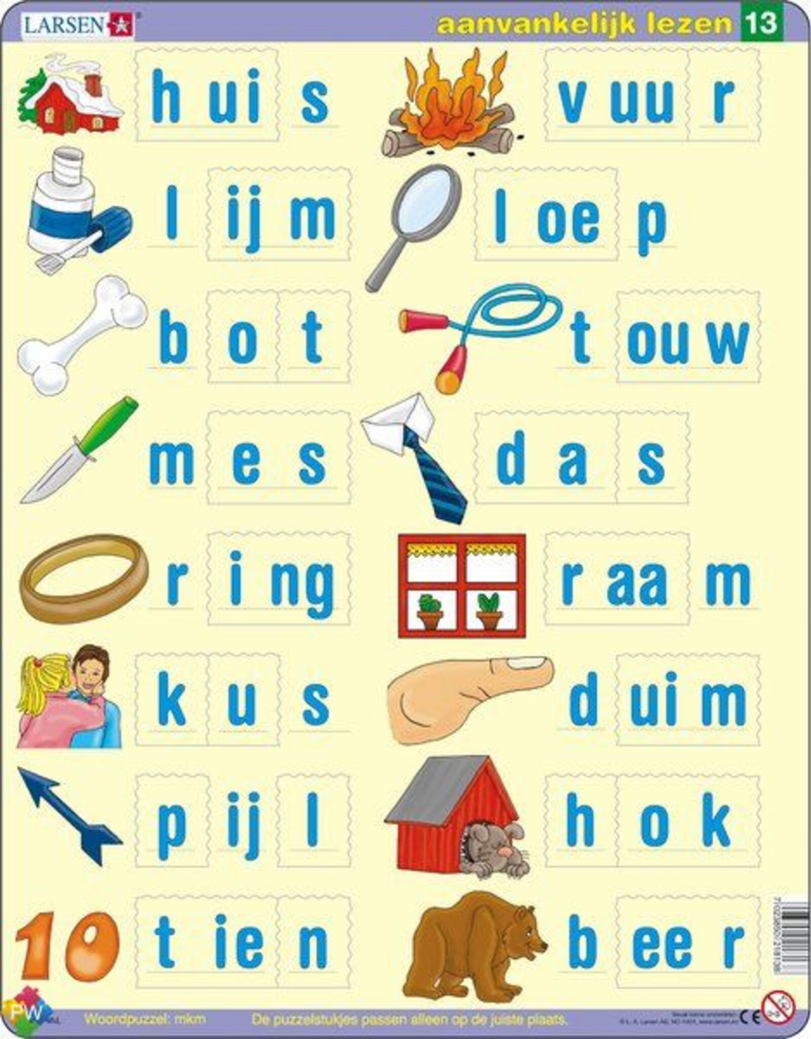 Larsen Puzzel Aanvankelijk lezen 13 (vanaf 6 jaar)