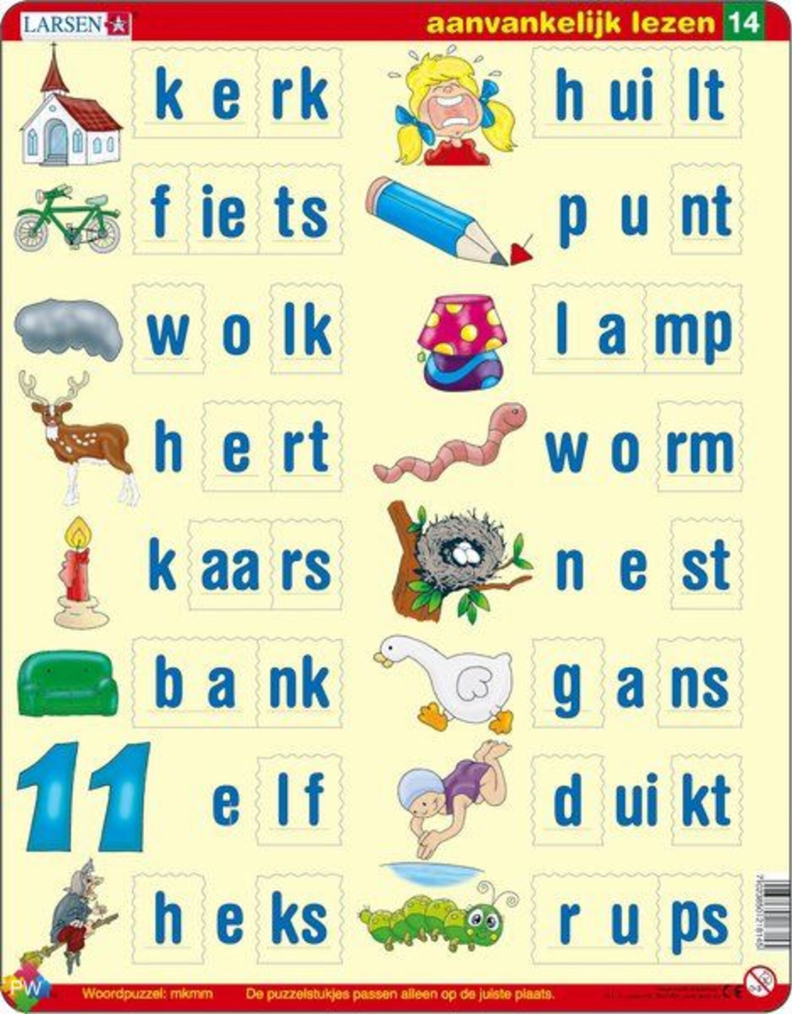 Larsen Puzzel Aanvankelijk lezen 14 (vanaf 6 jaar)