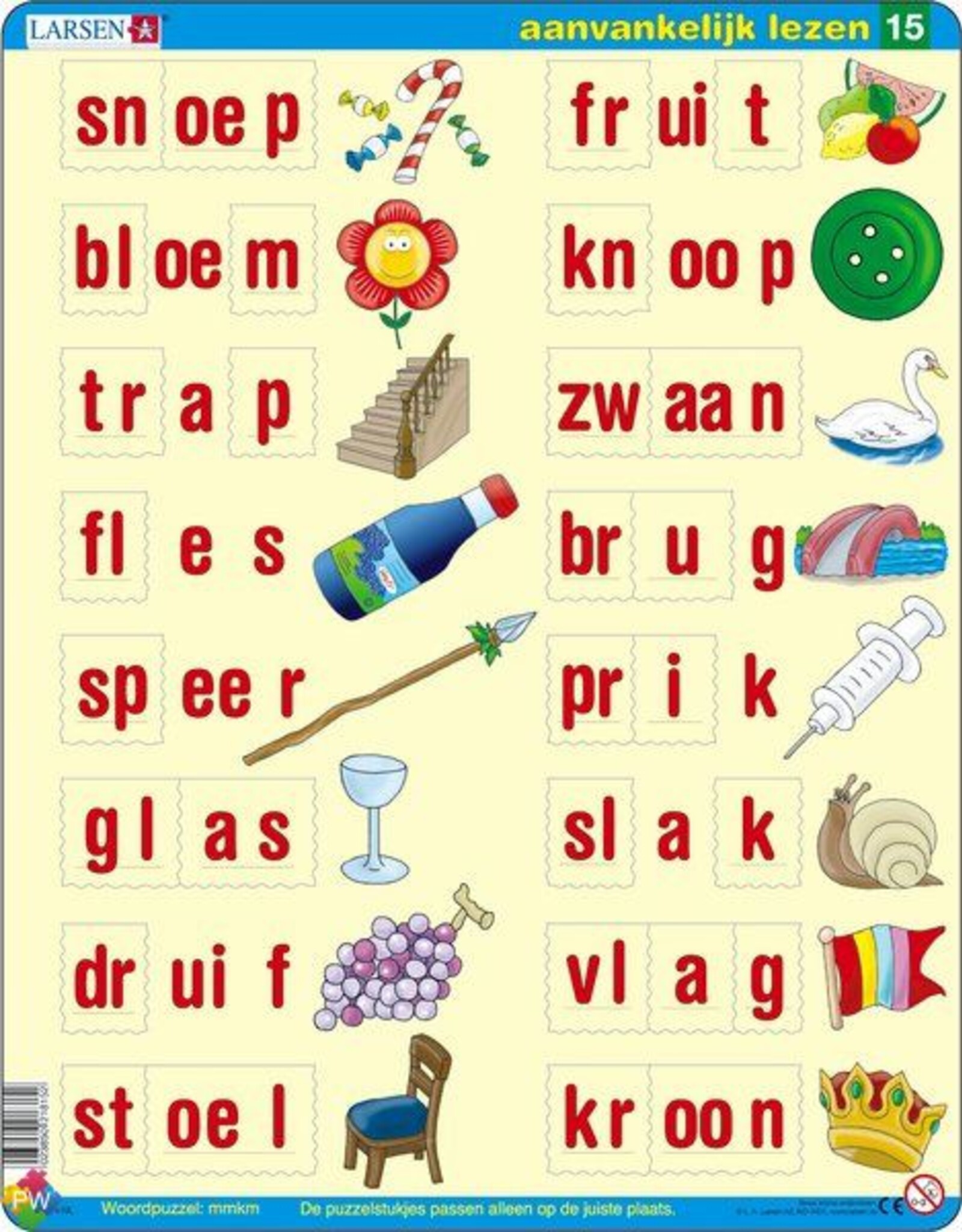 Larsen Puzzel Aanvankelijk lezen 15 (vanaf 6 jaar)