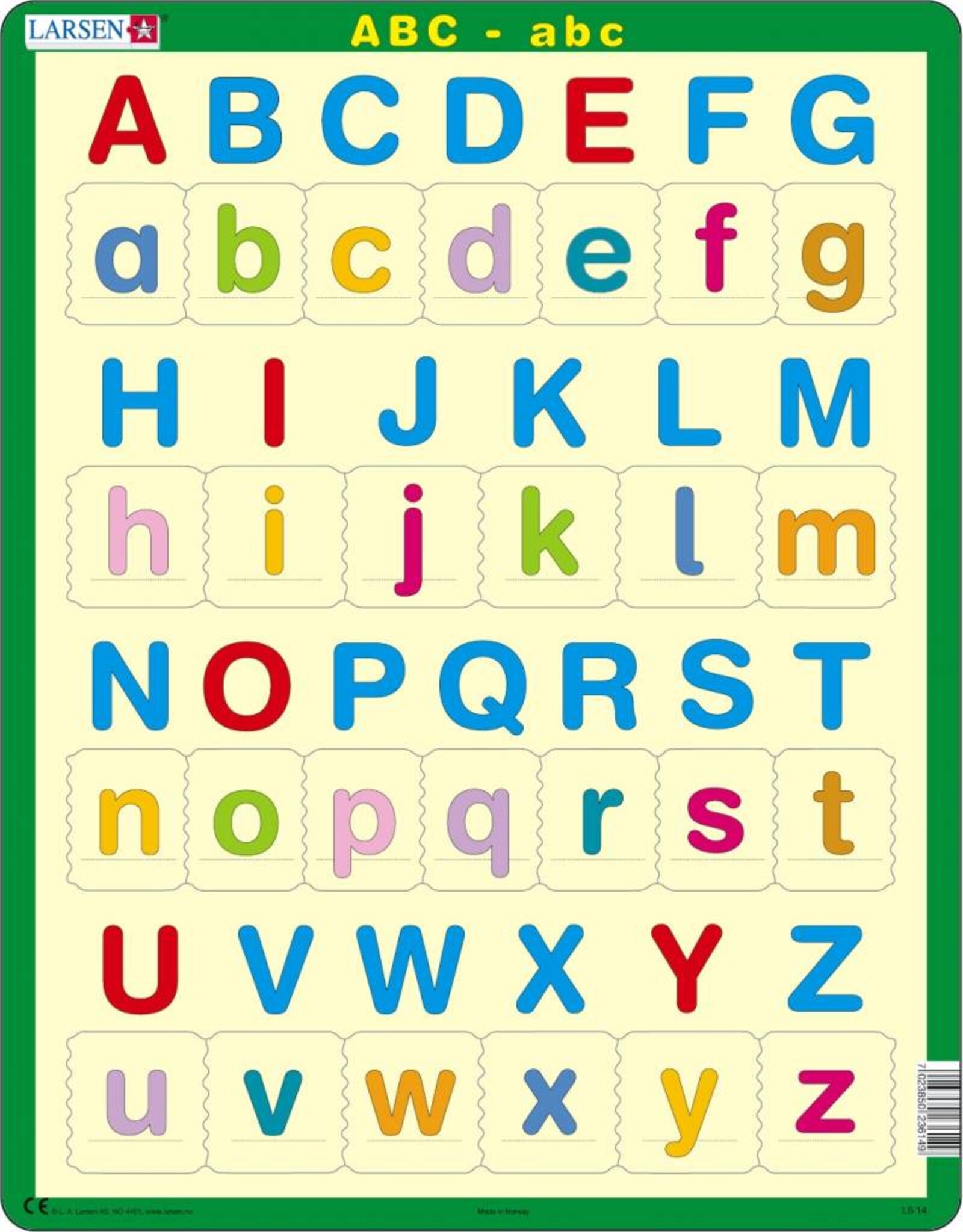 Larsen Puzzel Alfabet (vanaf 6 jaar)