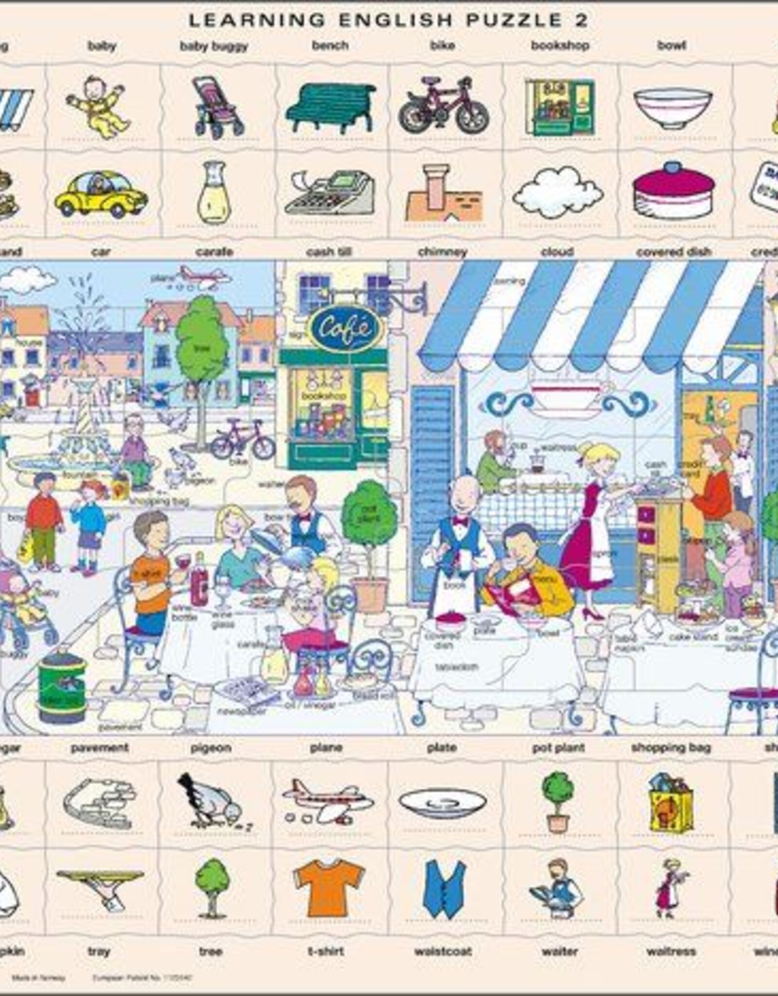 Larsen Puzzel Learning English 2 (vanaf 9 jaar)