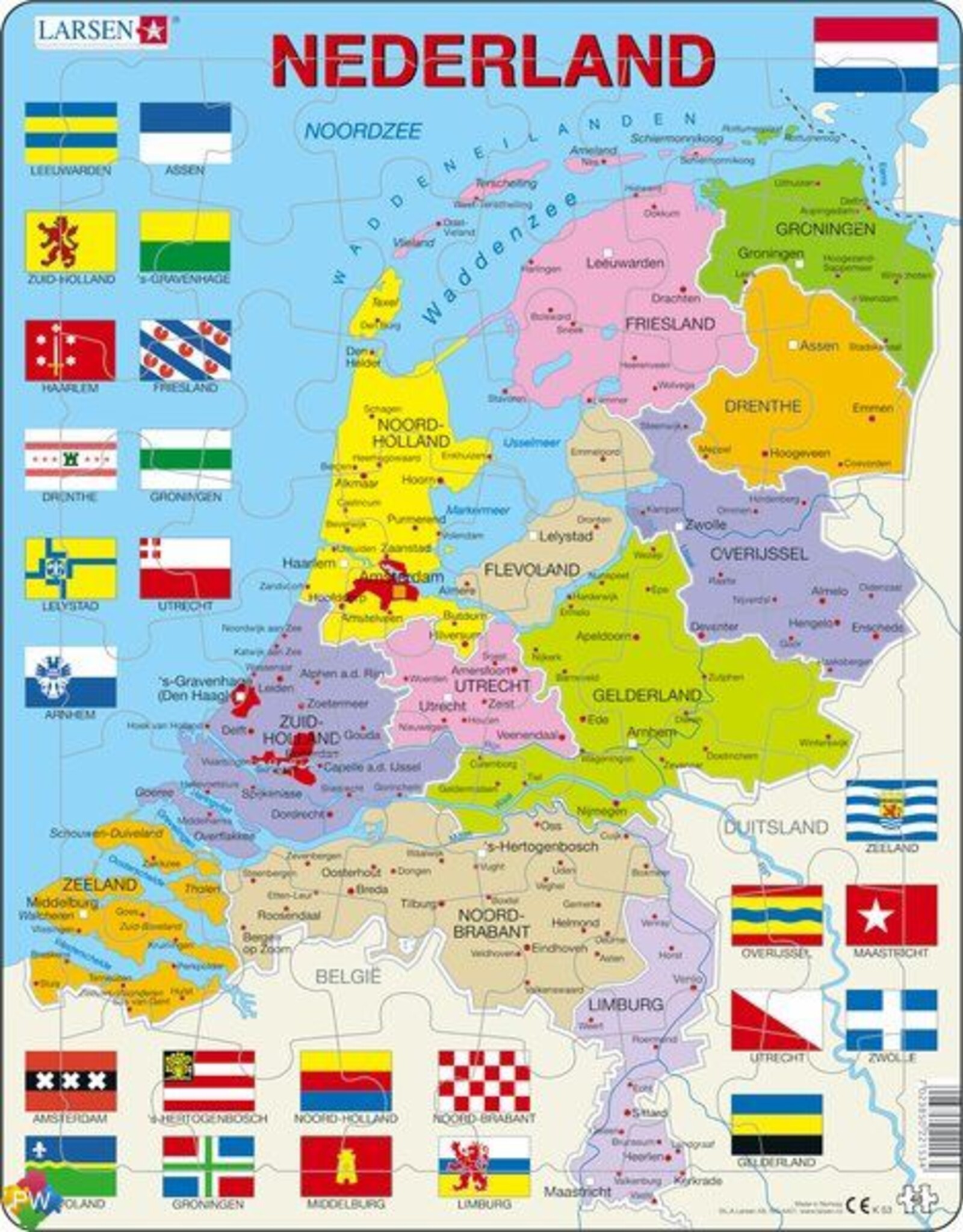 Larsen Puzzel Nederland (vanaf 6 jaar)