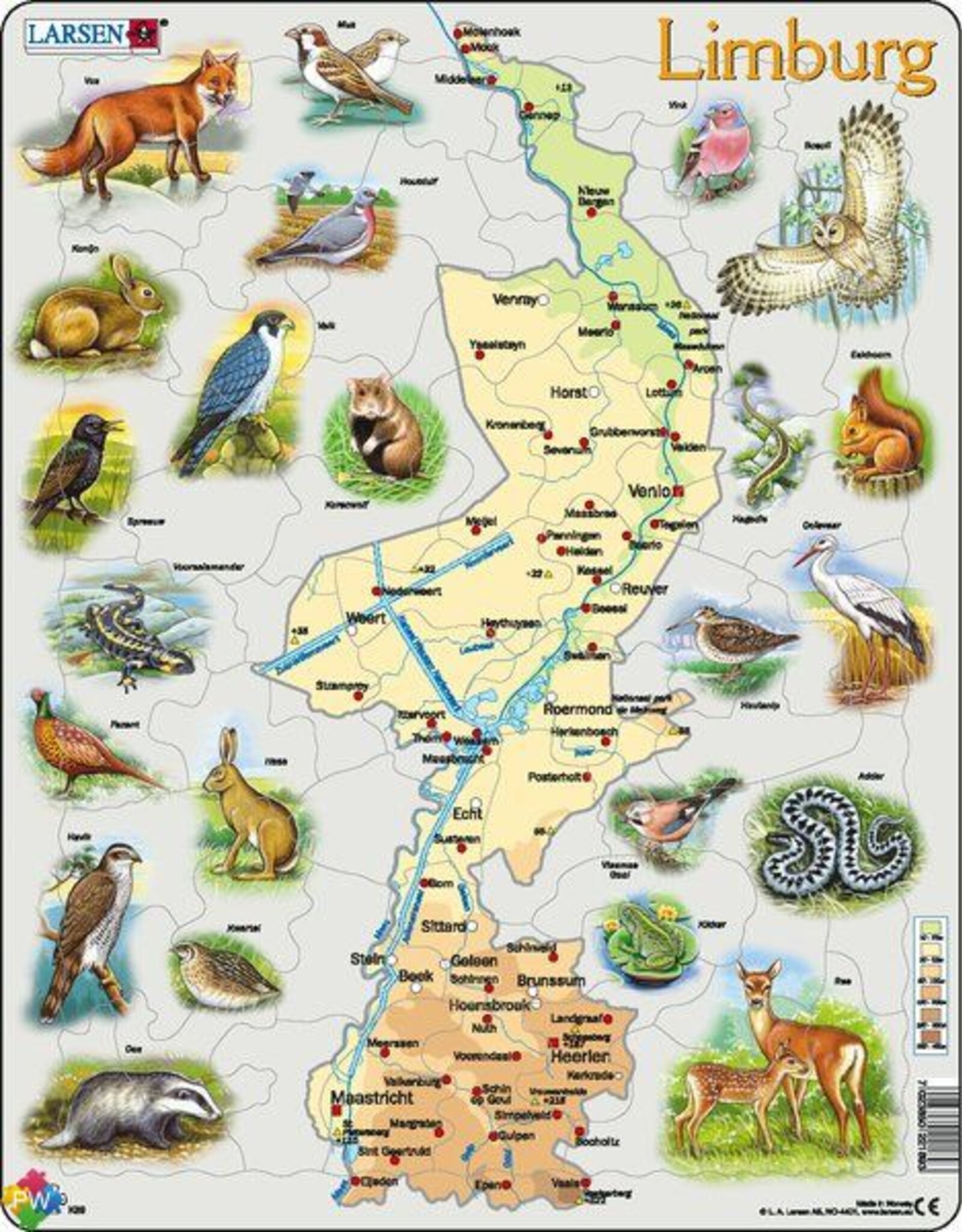 Larsen Puzzel Limburg natuurkundig (vanaf 8 jaar)