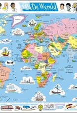 Larsen Puzzel De Wereld (vanaf 8 jaar)