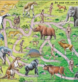 Larsen Puzzel De weg van aap naar mens