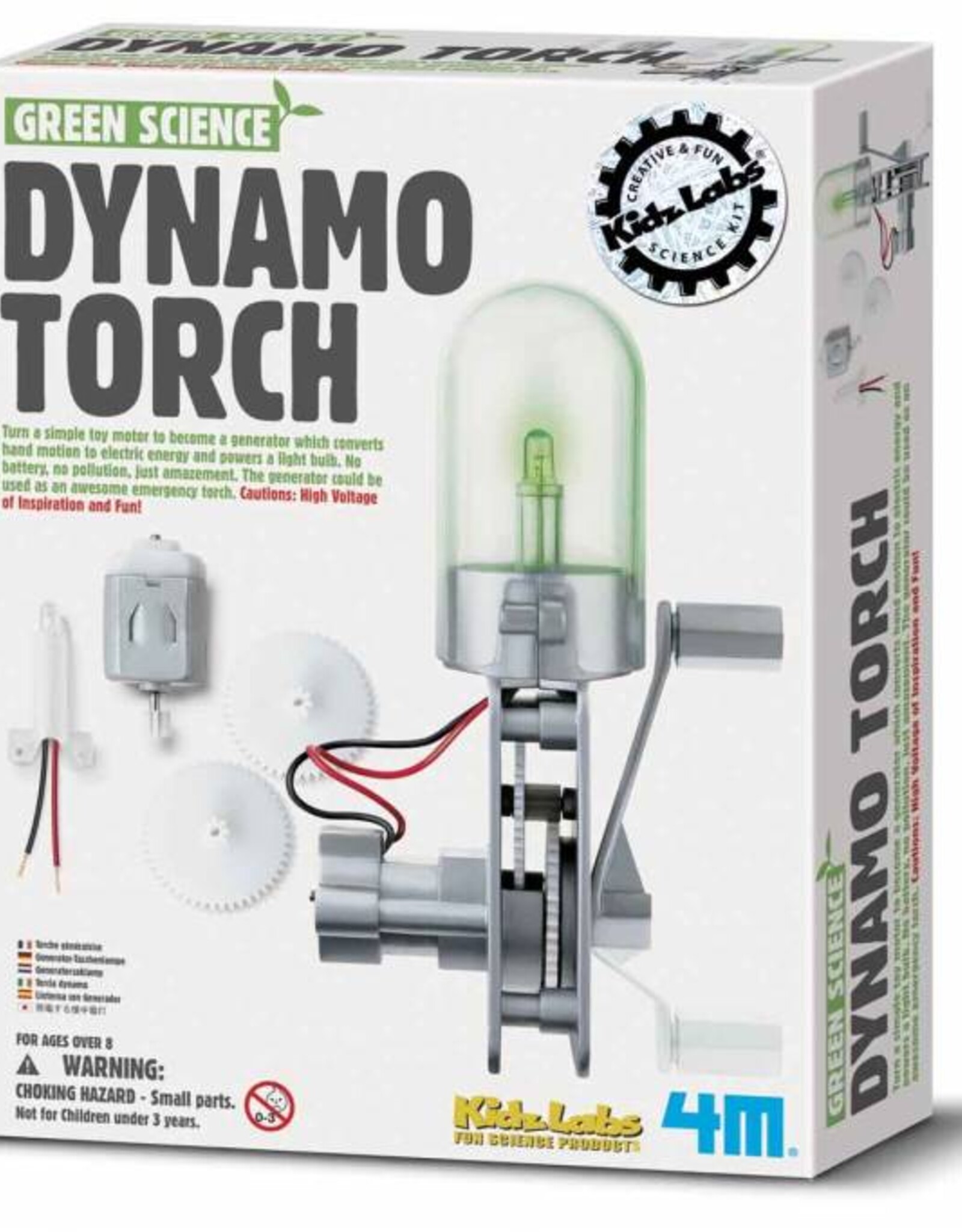 4M Speelgoed Generator zaklamp (vanaf 8 jaar en ouder)