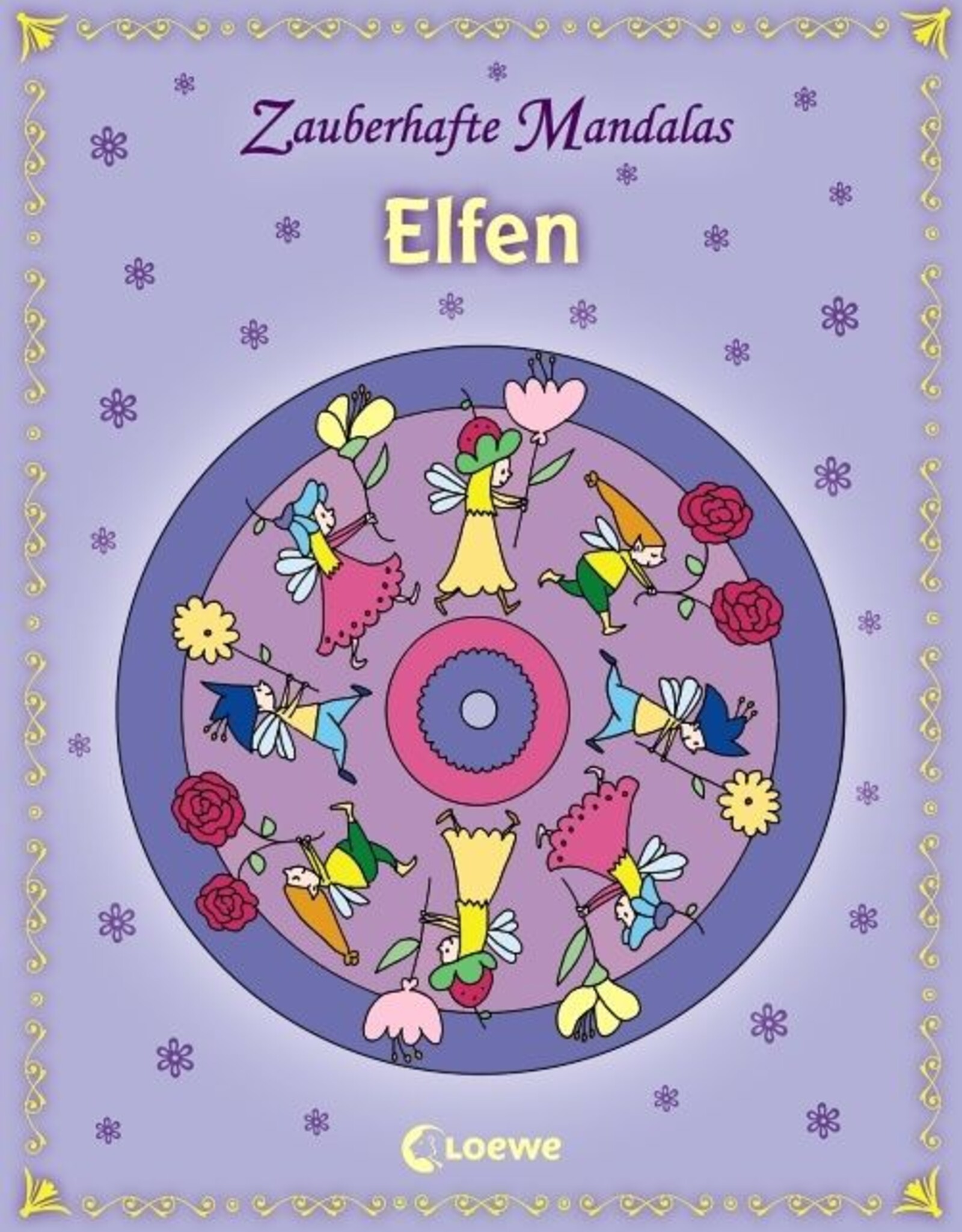 Loewe Kleurboeken Mandala Kleurboek Elfen (vanaf 6 jaar en ouder)