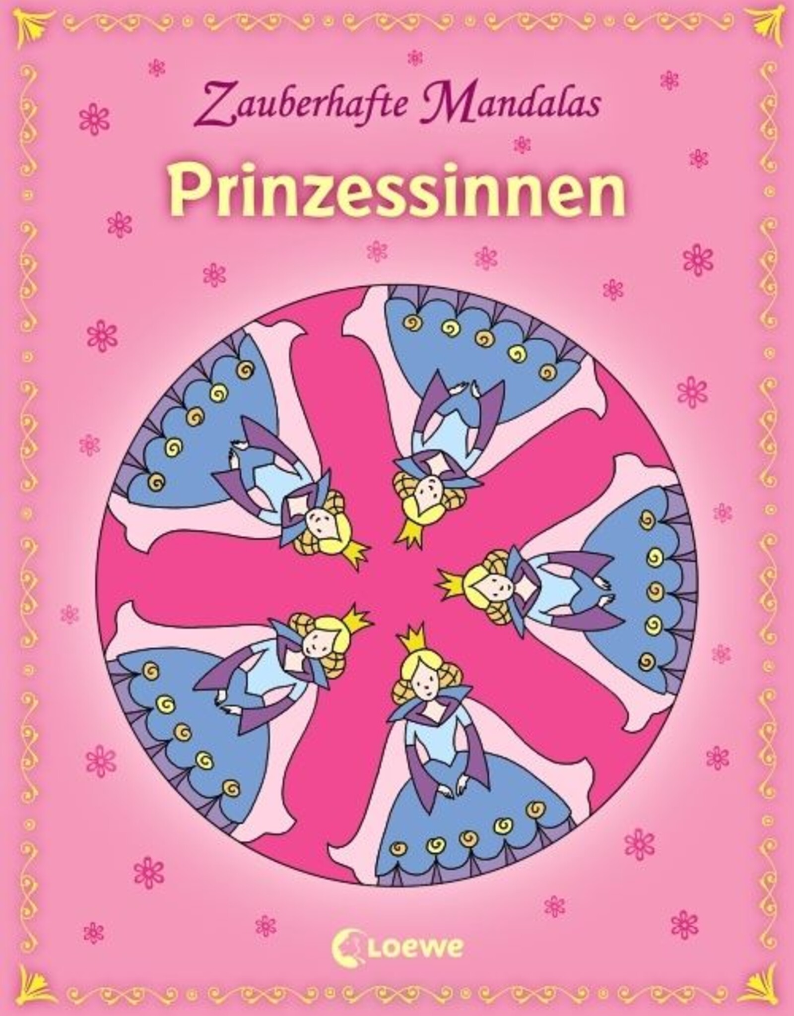 Loewe Kleurboeken Mandala Kleurboek Prinsessen (vanaf 6 jaar en ouder)