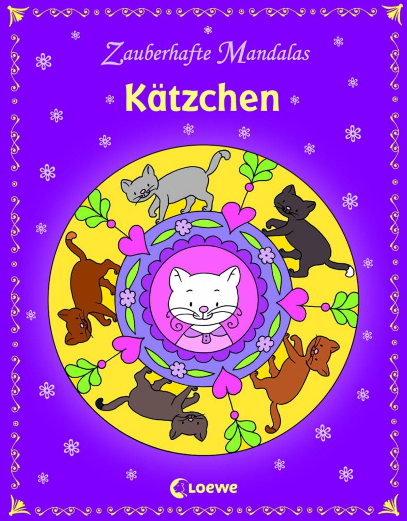 Loewe Kleurboeken Mandala Kleurboek Poezen (6 jaar en ouder)