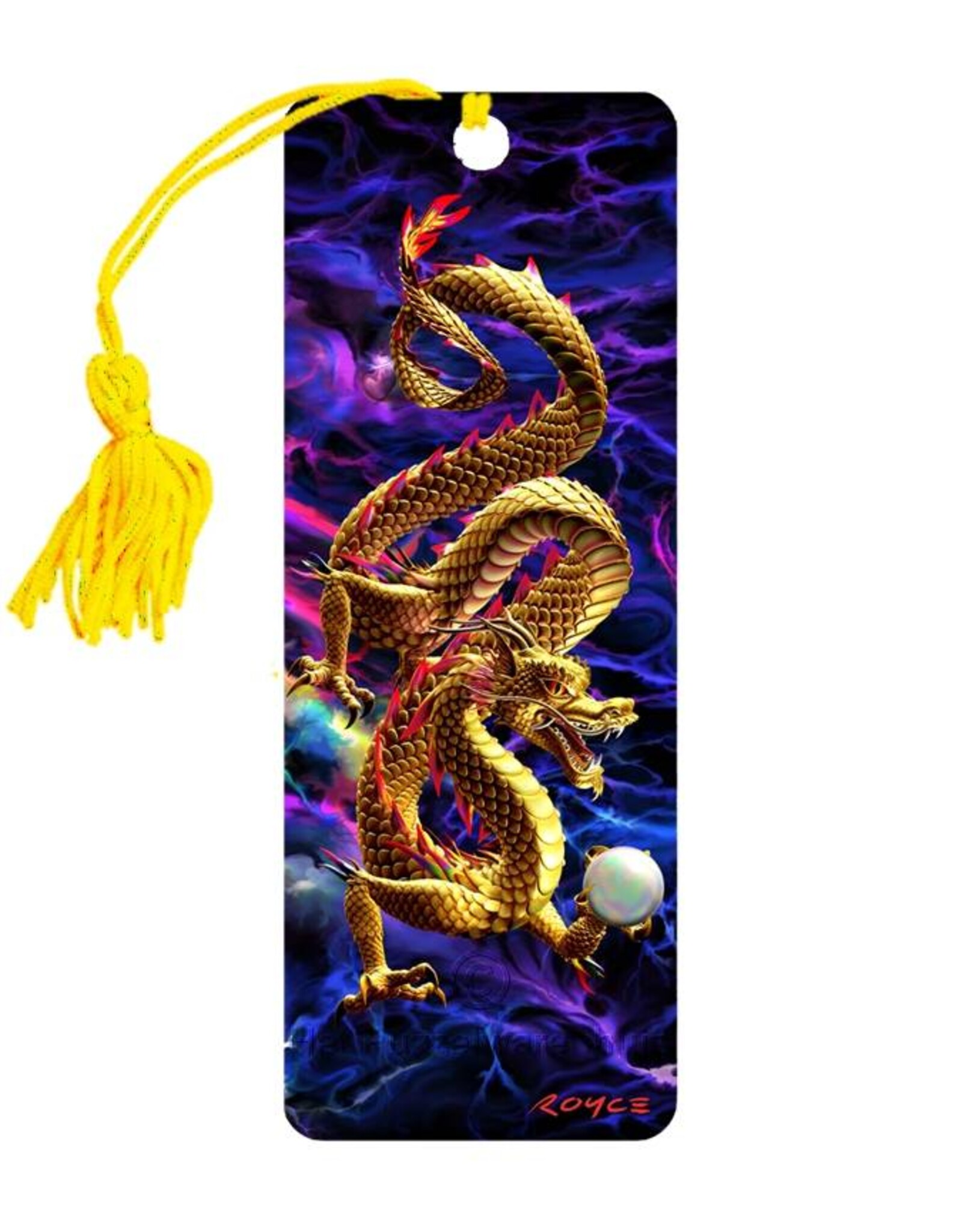 Royce 3D Boekenlegger Gouden Draak