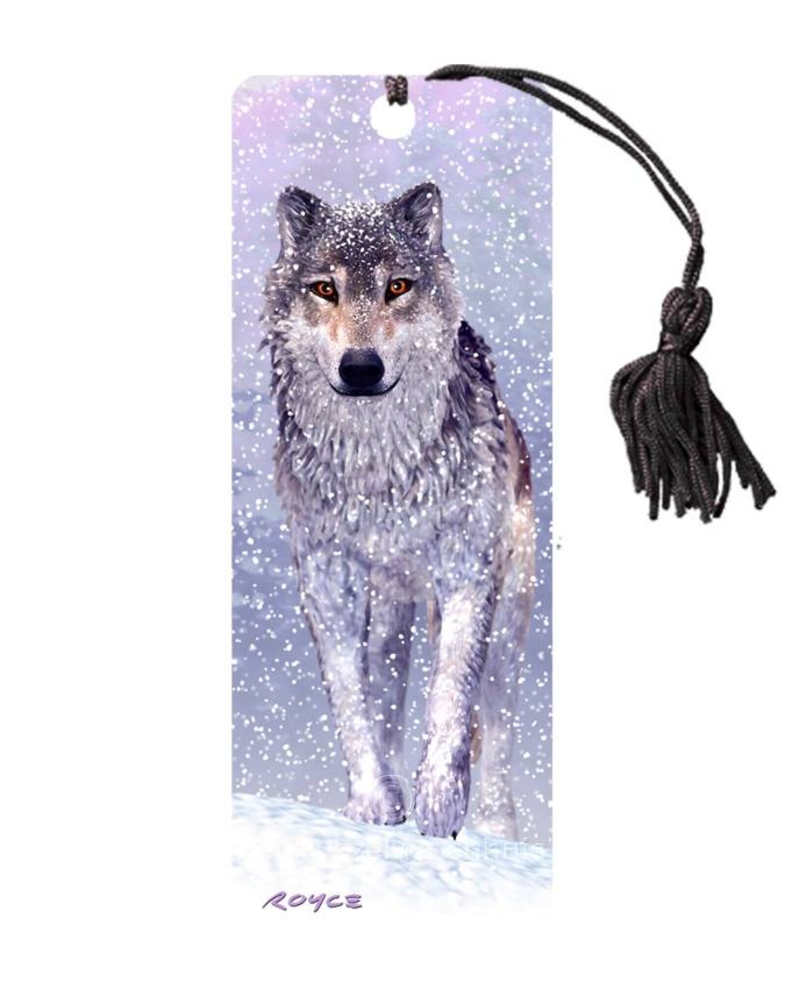 Royce 3D Boekenlegger Sneeuwwolf