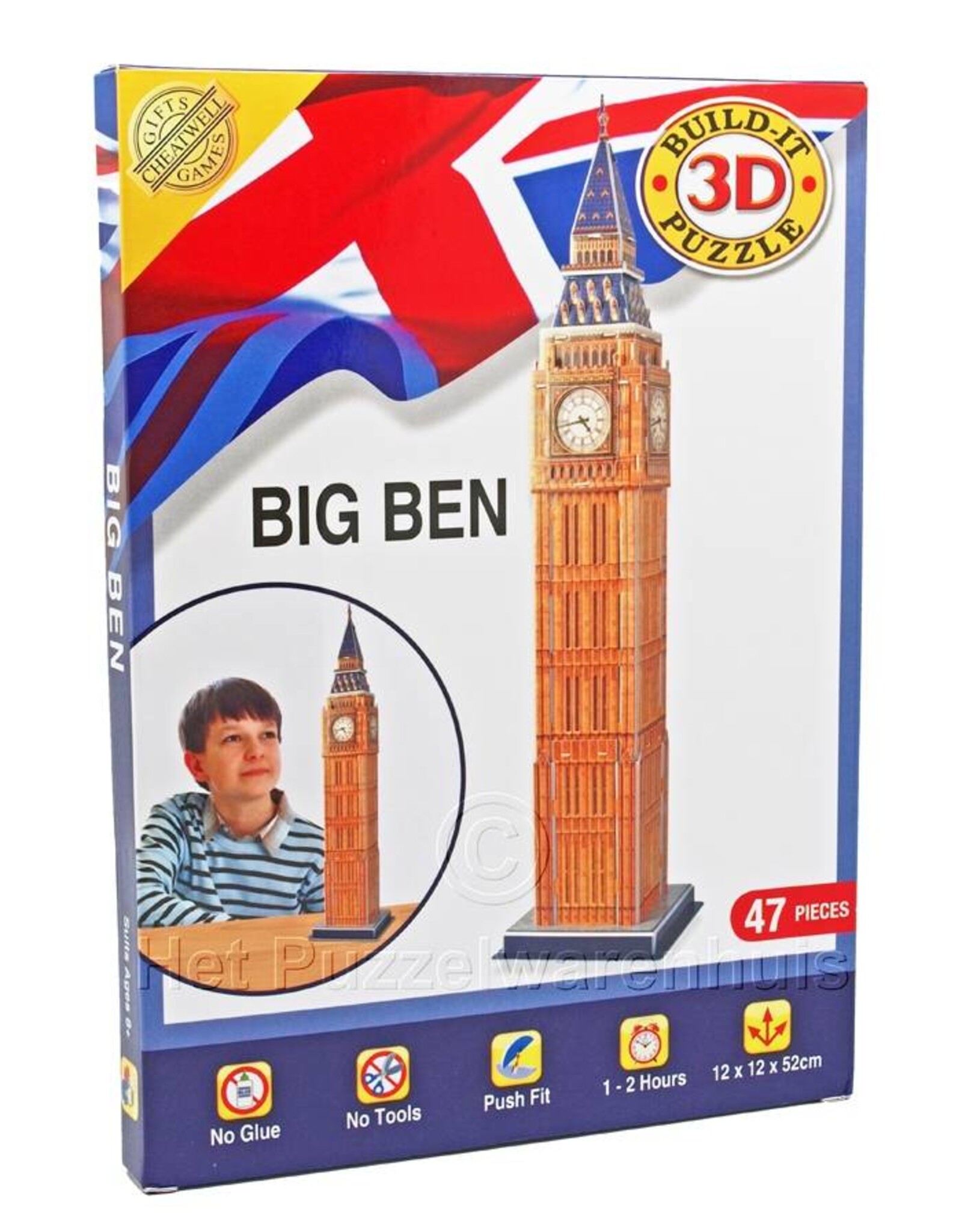 Cheatwell Puzzels 3D Puzzel Big Ben (vanaf 8 jaar)