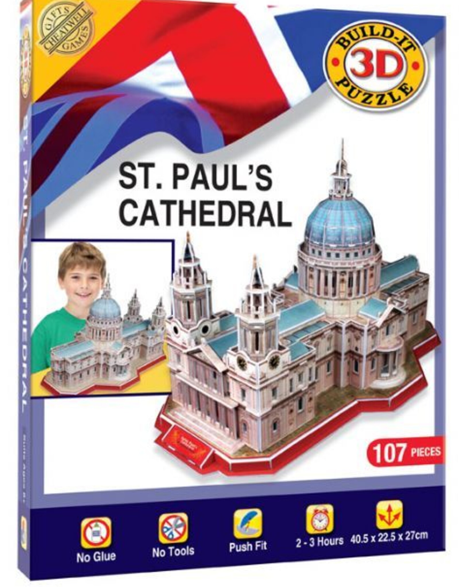 Cheatwell Puzzels 3D Puzzel St. Paul's Cathedral ( vanaf 8 jaar )