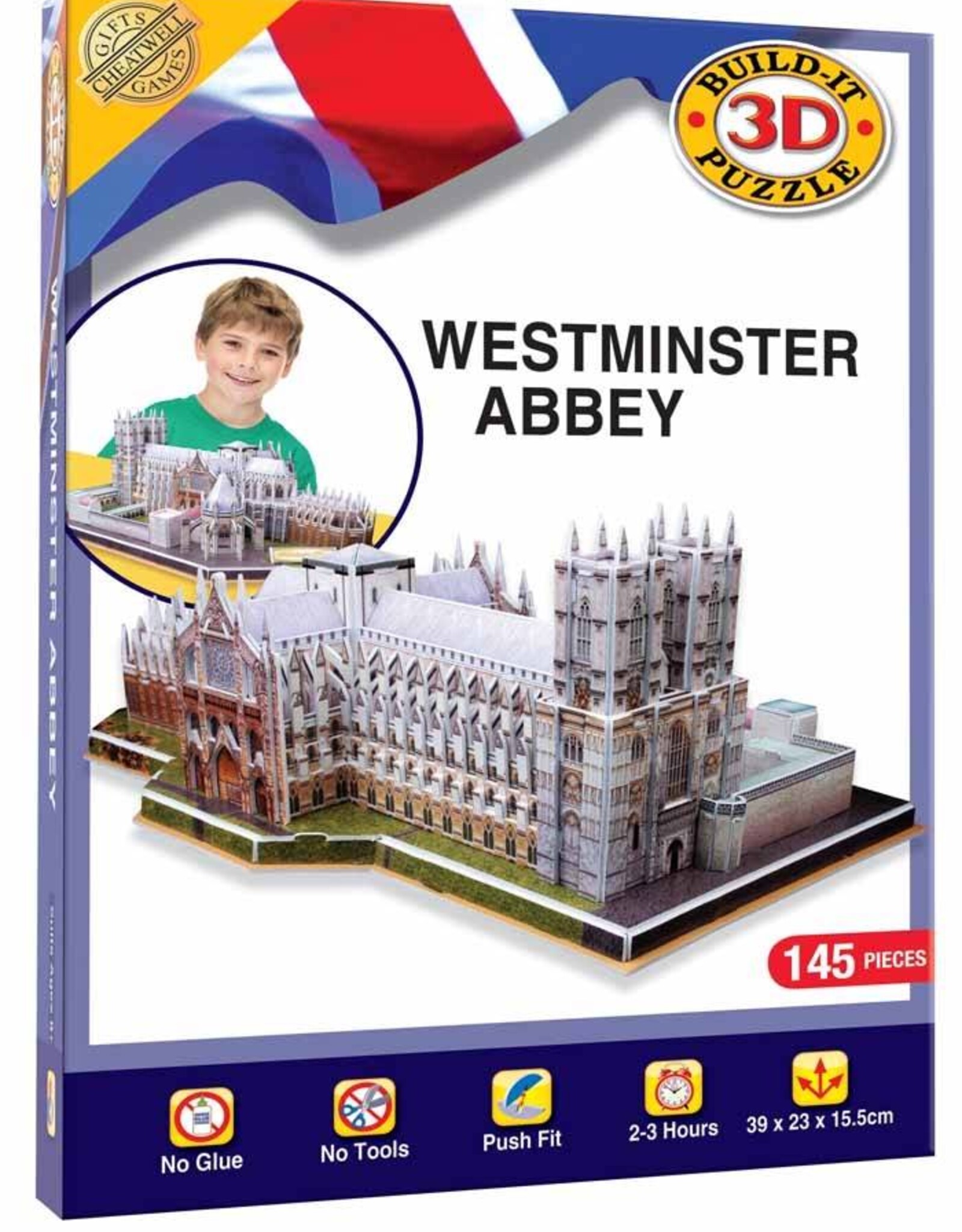 Cheatwell Puzzels 3D Puzzel Westminster Abbey ( vanaf 8 jaar )