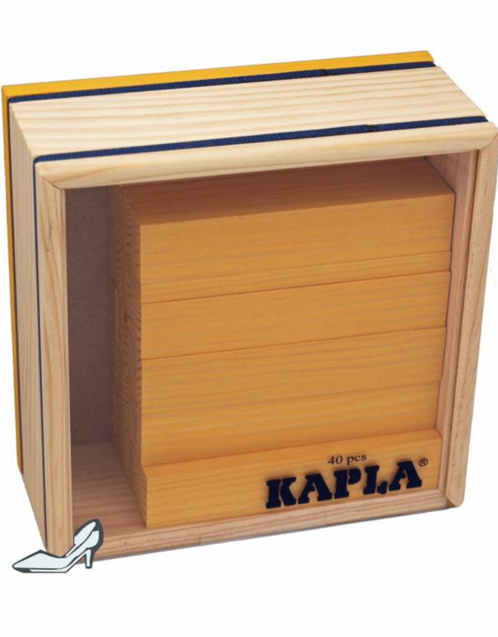 Kapla Speelgoed Kapla 40 stuks geel