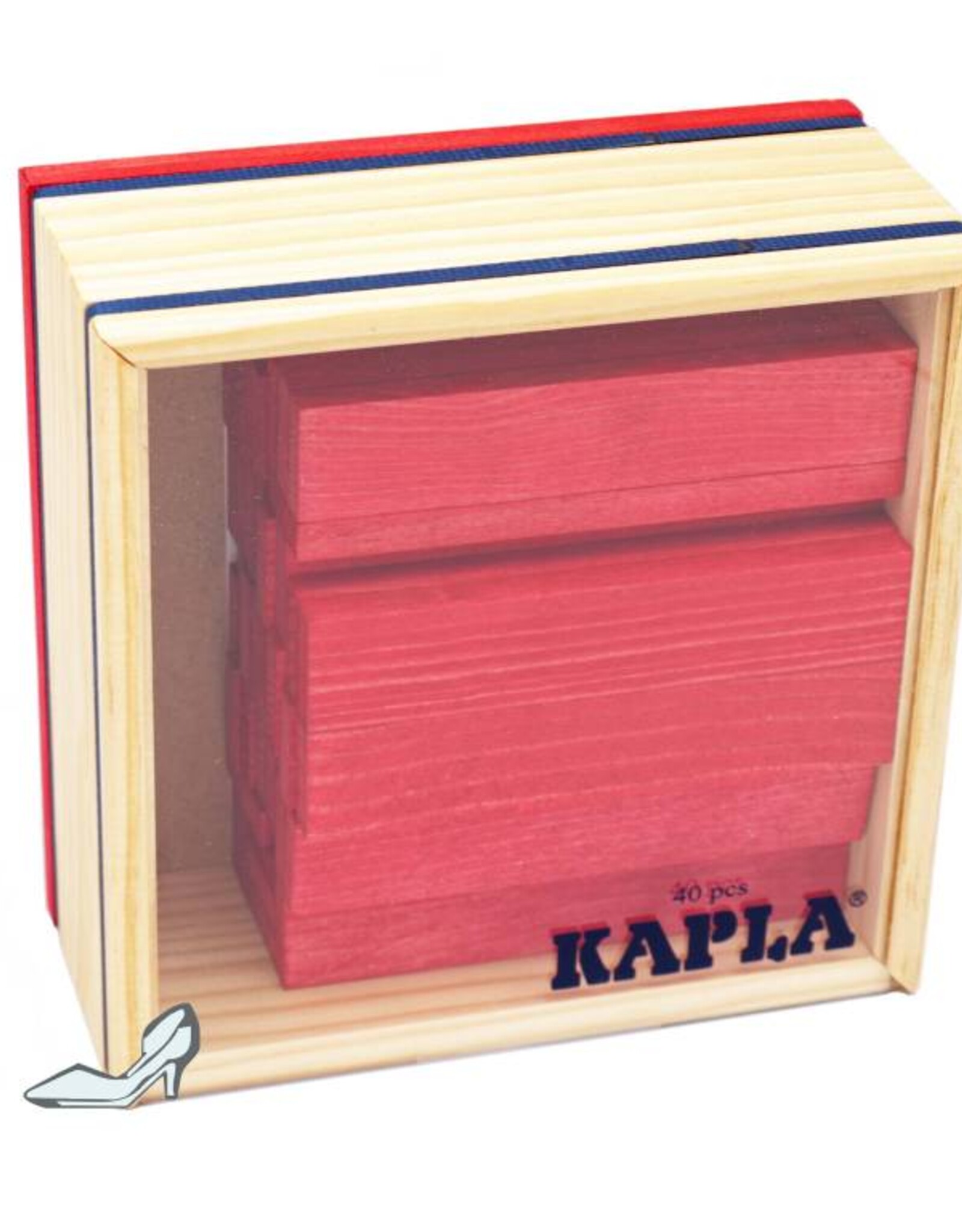 Kapla Speelgoed Kapla 40 stuks rood