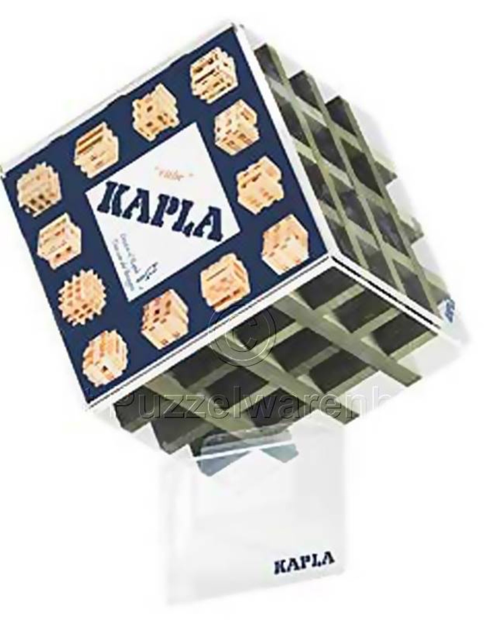 Kapla Speelgoed Kapla cube / kubus Donkergroen (vanaf 5 jaar tot 105 jaar)