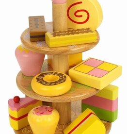 Bigjigs Etagere met cakejes