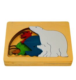 George Luck Pooldieren 5 lagenpuzzel
