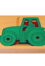 George Luck Tractoren vijf lagen puzzel ( vanaf 1,5 jaar )