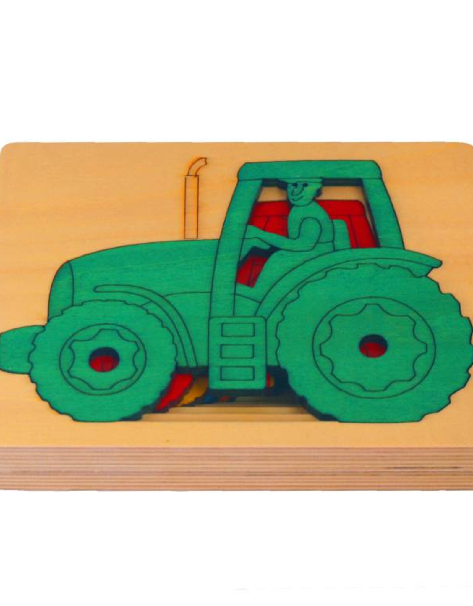 George Luck Tractoren vijf lagen puzzel ( vanaf 1,5 jaar )