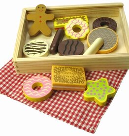 Bigjigs Houten kistje met biscuitjes
