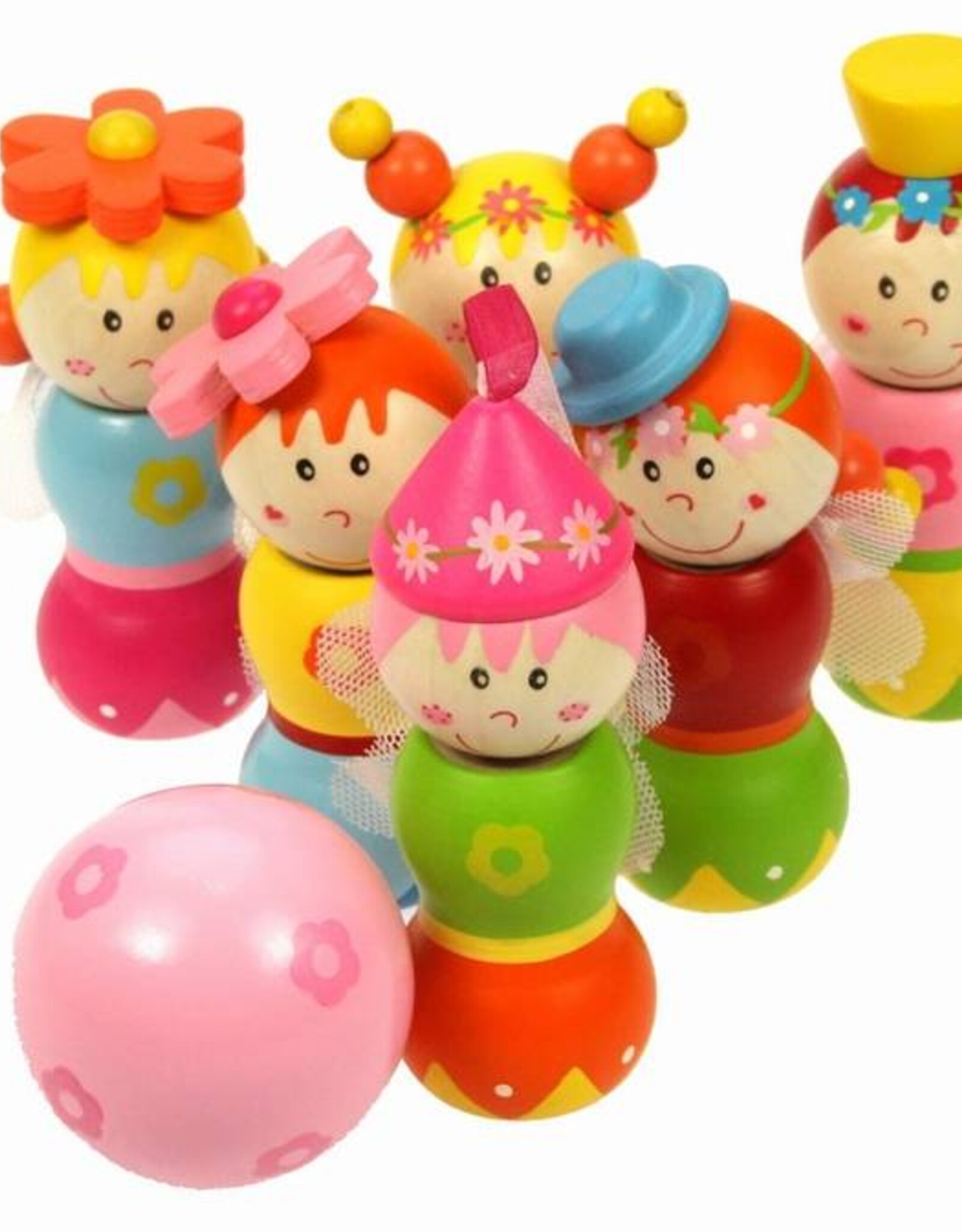 Bigjigs Kegelsetje Elfjes ( vanaf 3 jaar en ouder )