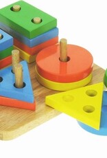 Bigjigs Vormen sorteerplank (vanaf 1 jr.)