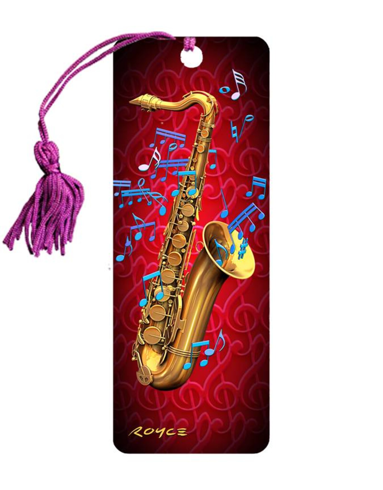 Royce 3D Boekenlegger Saxofoon