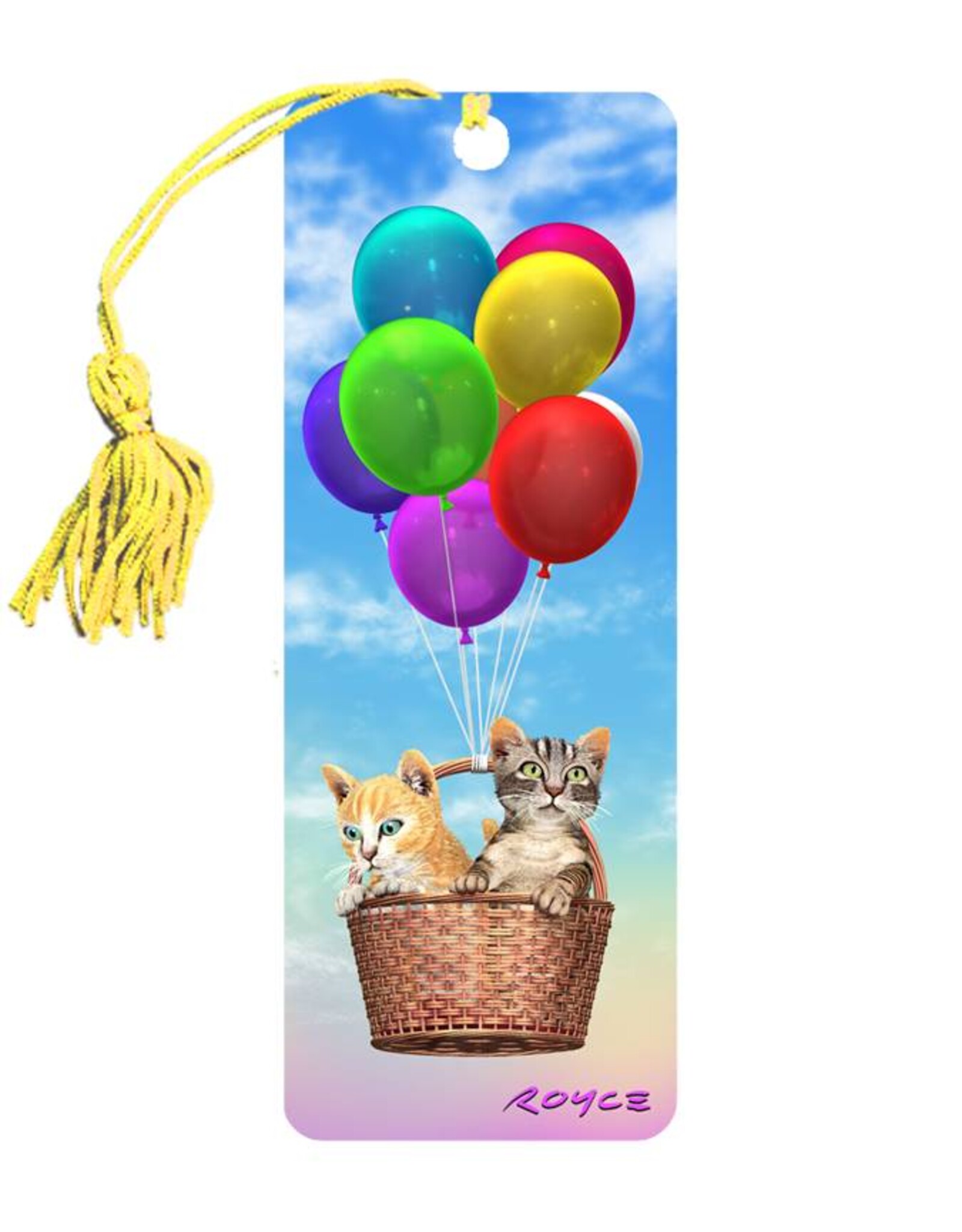 Royce 3D boekenlegger Kittens omhoog