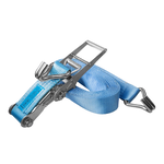 SafetyLoad Spanband 10 ton - 9 meter - 75 mm - 2-delig met spitshaken
