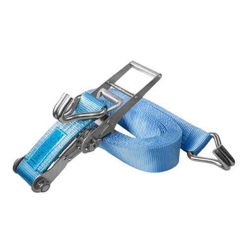 SafetyLoad Spanband 10 ton - 9 meter - 75 mm - 2-delig met spitshaken