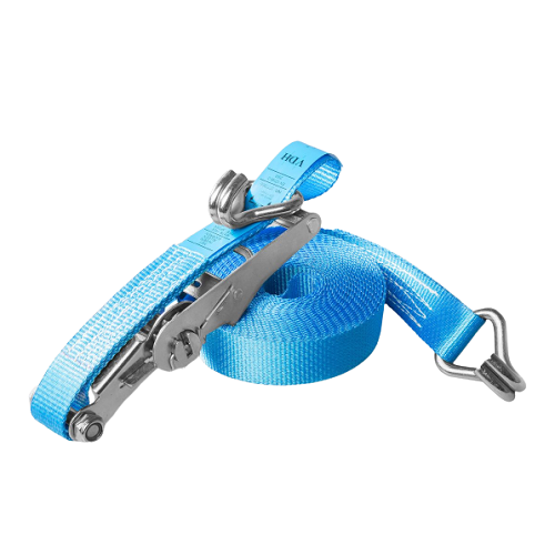 Spanband 2,5 ton - 5 meter - 35 mm - 2-delig met spitshaken SafetyLoad Spanband 2,5 ton - 5 meter - 35 mm - 2-delig met spitshaken
