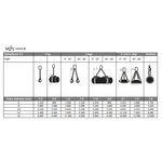 VDH VDH Ketting voorloper met wartel veiligheidshaak grade 80 - Ø 13 mm - 0,53 meter