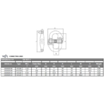 VDH VDH Verbindingsschalm - grade 80 - Lengte 8 mm - 2 ton