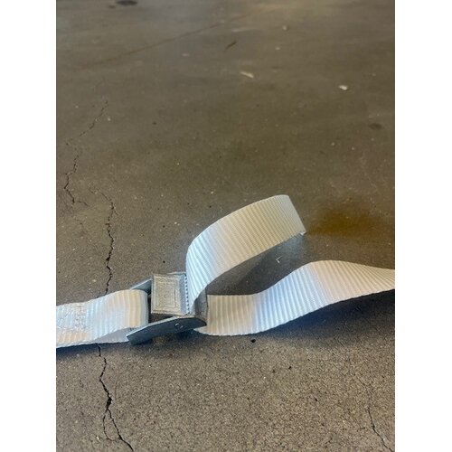 UITVERKOOP! Bedrukte Gespband - 1,5 meter - 25 mm - 300 kg / kleur Wit SafetyLoad UITVERKOOP! Bedrukte Gespband - 1,5 meter - 25 mm - 300 kg / kleur Wit