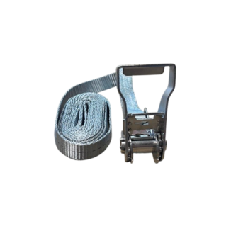 UITVERKOOP! Eindloze RVS spanband - 3,30 meter - 25 mm - 1.500 kg - Grijs