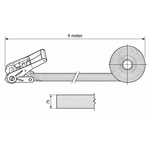 SafetyLoad Spanband 10 ton - 9 meter - 75 mm - 1-delig