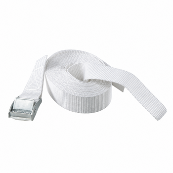 UITVERKOOP! Bedrukte Gespband - 1,5 meter - 25 mm - 300 kg / kleur Wit UITVERKOOP! Bedrukte Gespband - 1,5 meter - 25 mm - 300 kg / kleur Wit
